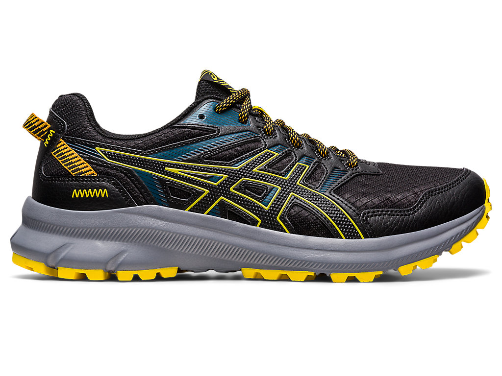 Sapatilhas Trail Running Asics Trilha Scout 2 Masculino Pretas Amarelas | 0263-POUKL