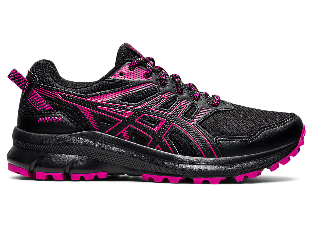 Sapatilhas Trail Running Asics Trilha Scout 2 Feminino Pretas Fucsia Vermelhas | 8176-OGPLF