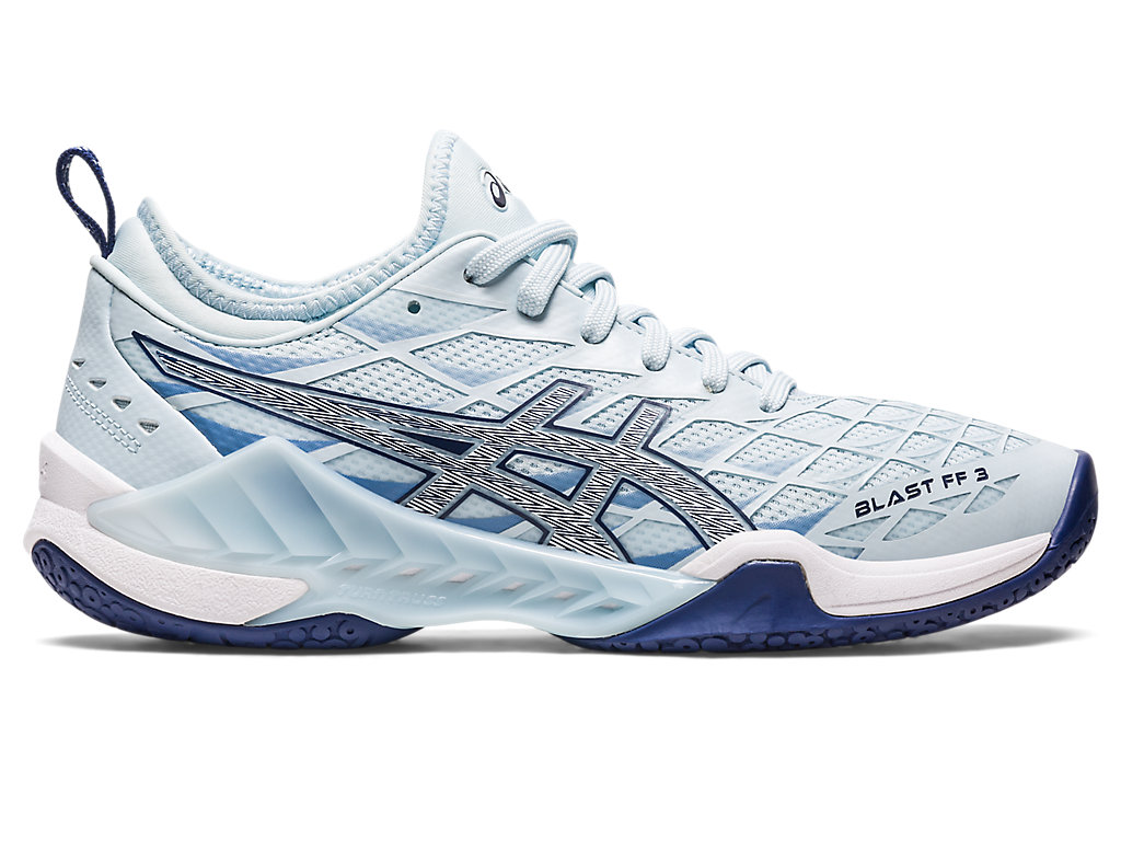 Sapatilhas Voleibol Asics Blast Ff 3 Feminino Azuis Azul Anil Azuis | 8601-RXYBK