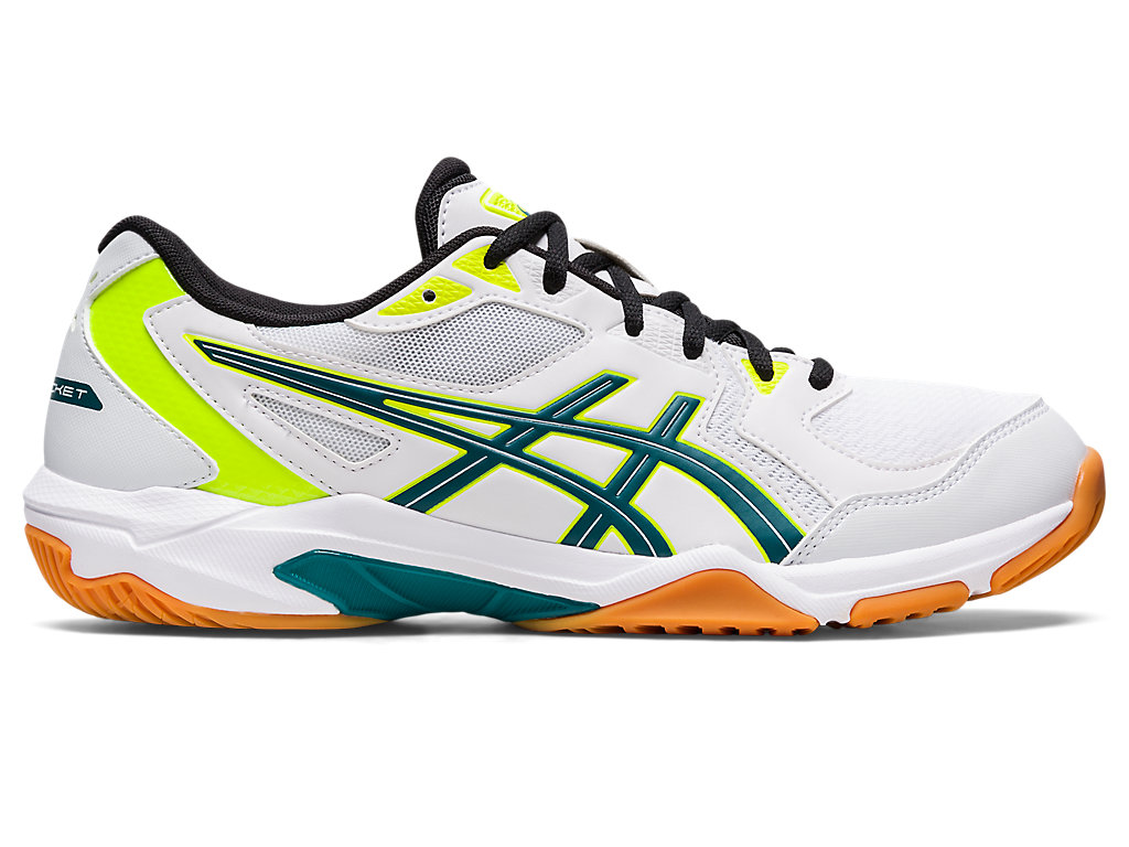 Sapatilhas Voleibol Asics Gel-Rocket 10 Masculino Branco Verdes Escuro | 6580-LMFQW