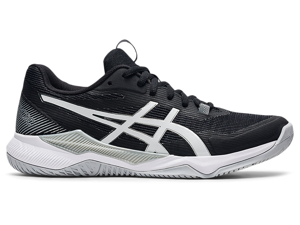 Sapatilhas Voleibol Asics Gel-Tactic Feminino Pretas Branco | 4057-QXCDU