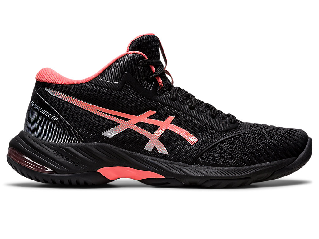 Sapatilhas Voleibol Asics Netburner Ballistic Ff Mt 3 Feminino Pretas | 8507-KBNVP