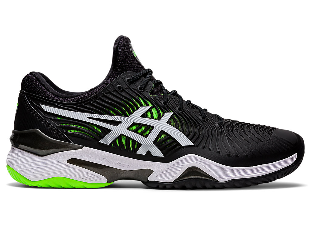 Sapatilhas de Tenis Asics Court Ff 2 Masculino Pretas Verdes | 5487-OLQGW