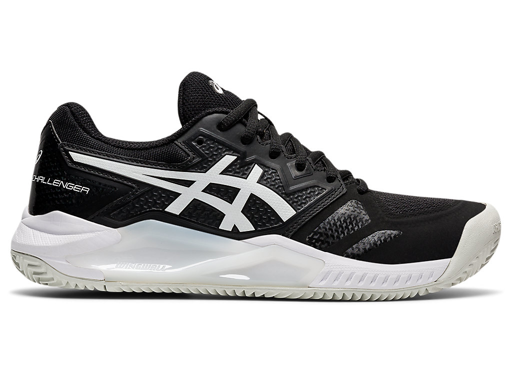 Sapatilhas de Tenis Asics Gel-Challenger 13 Clay Feminino Pretas Branco | 5369-BMFDN