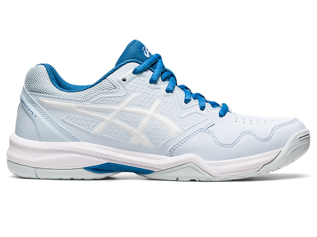 Sapatilhas de Tenis Asics Gel-Dedicate 7 Feminino Azuis Branco | 8394-TJMCI