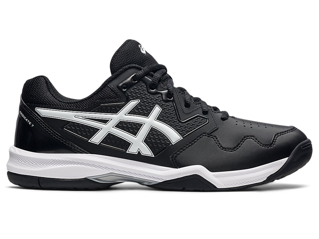 Sapatilhas de Tenis Asics Gel-Dedicate 7 Masculino Pretas Branco | 9142-IEUSY