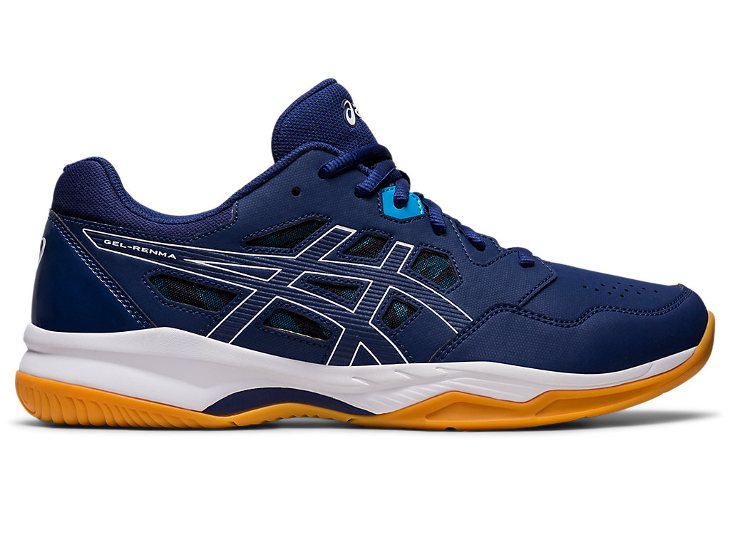 Sapatilhas de Tenis Asics Gel-Renma Masculino Azul Anil Azuis Branco | 2861-VPUJO