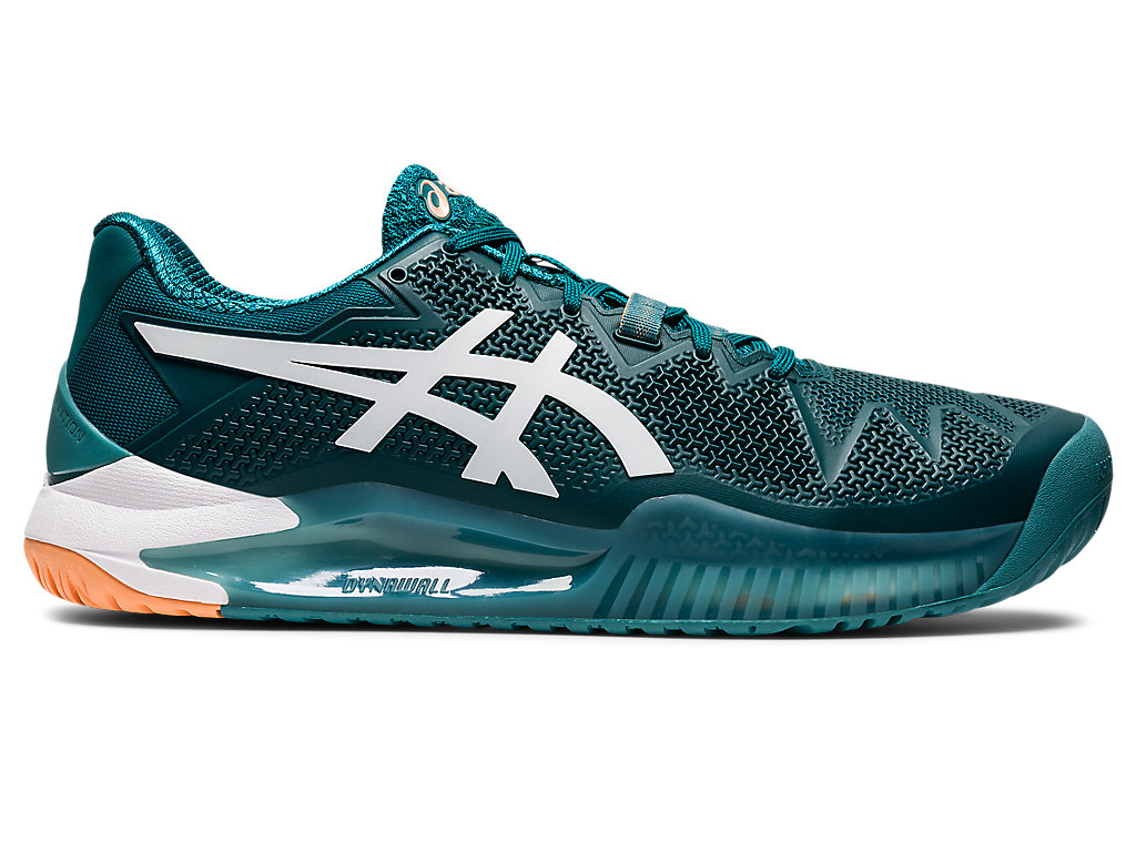 Sapatilhas de Tenis Asics Gel-Resolution 8 Masculino Verdes Escuro Branco | 8219-TIZWN