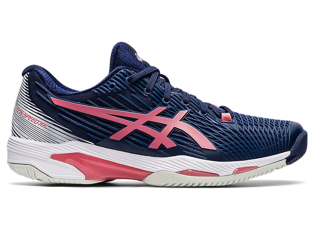 Sapatilhas de Tenis Asics Solution Speed Ff 2 Feminino Azul Marinho Rosa | 3027-TRYZD