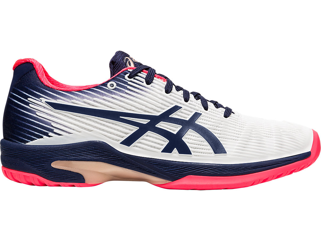 Sapatilhas de Tenis Asics Solution Speed Ff Feminino Branco Azul Marinho | 3954-CZOSK