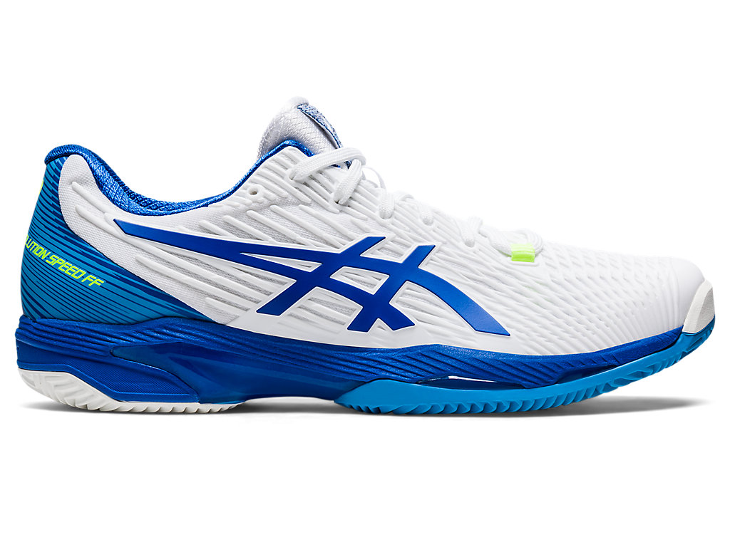 Sapatilhas de Tenis Asics Solution Speed Ff 2 Clay Masculino Branco Azuis | 4721-VXTRA