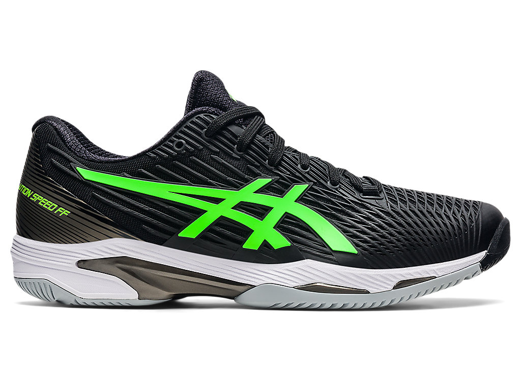 Sapatilhas de Tenis Asics Solution Speed Ff Masculino Pretas Verdes | 4982-JSZLY