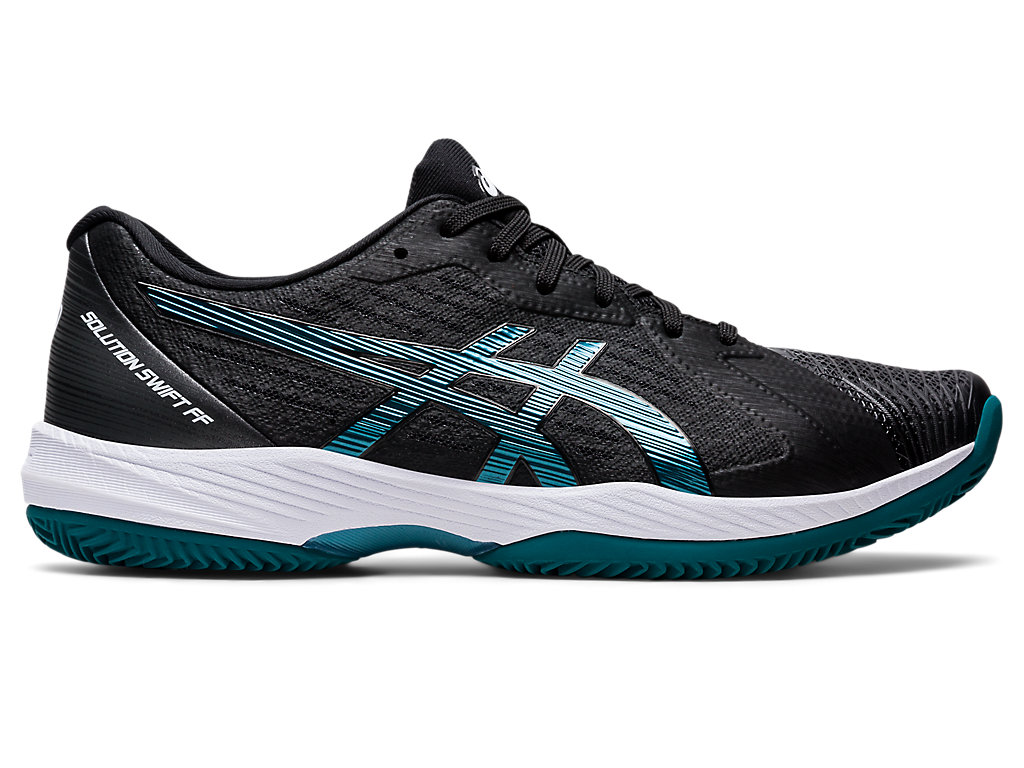 Sapatilhas de Tenis Asics Solution Swift Ff Clay Masculino Pretas Verdes Escuro | 5108-NWQOX