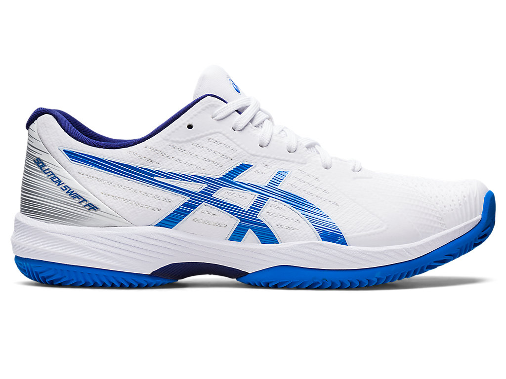 Sapatilhas de Tenis Asics Solution Swift Ff Clay Masculino Branco Azuis | 5264-BGHYA