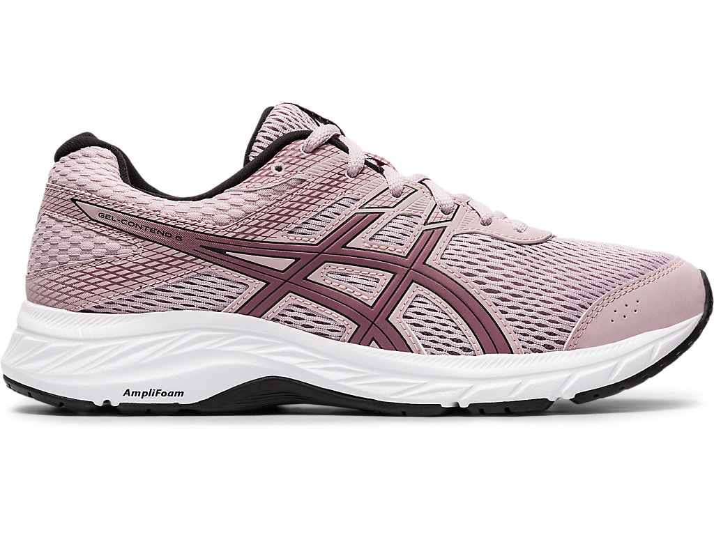 Sapatos de Caminhada Asics Gel-Contend 6 Feminino Rosa Roxo | 9067-ULDTN