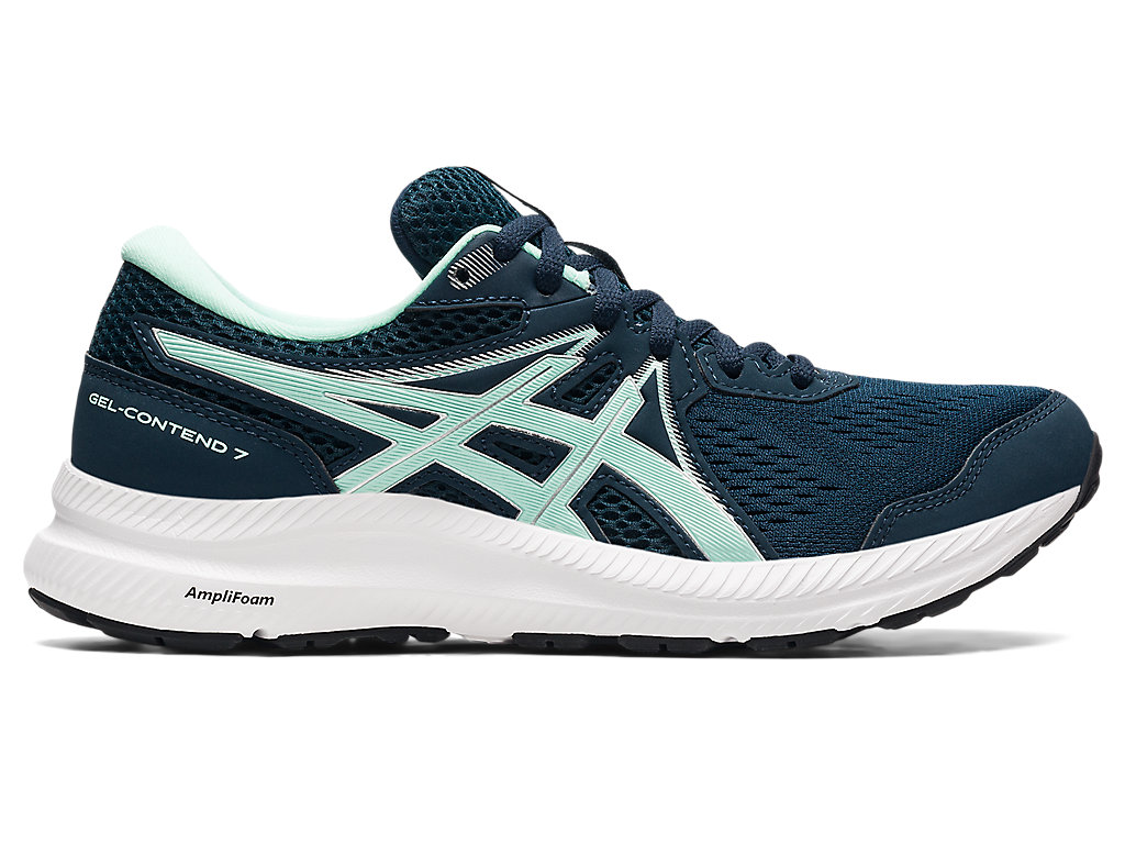 Sapatos de Caminhada Asics Gel-Contend 7 Feminino Azuis | 3749-PRKLH