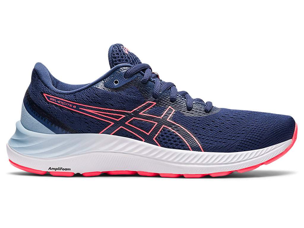 Sapatos de Caminhada Asics Gel-Excite 8 (D) Feminino Azuis Coral | 4610-OLKVC