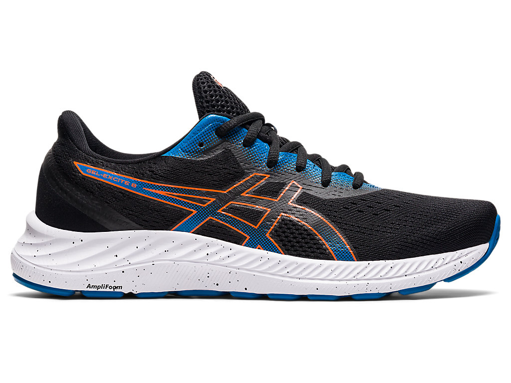 Sapatos de Caminhada Asics Gel-Excite 8 Masculino Pretas Laranja | 7681-QRSLA