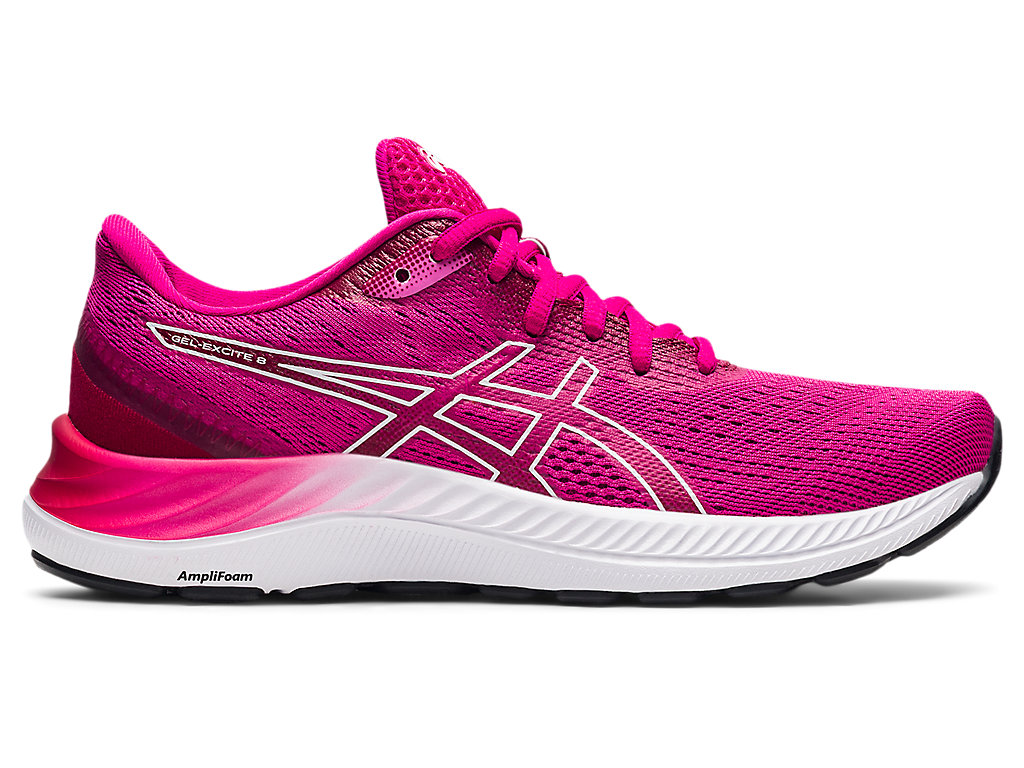 Sapatos de Caminhada Asics Gel-Excite 8 Feminino Rosa Branco | 9843-OQEZW