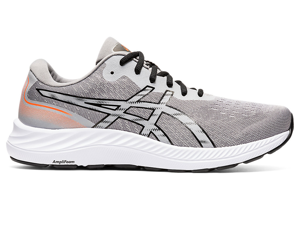 Sapatos de Caminhada Asics Gel-Excite 9 Extra Largos Masculino Cinzentas Pretas | 4895-DONHQ