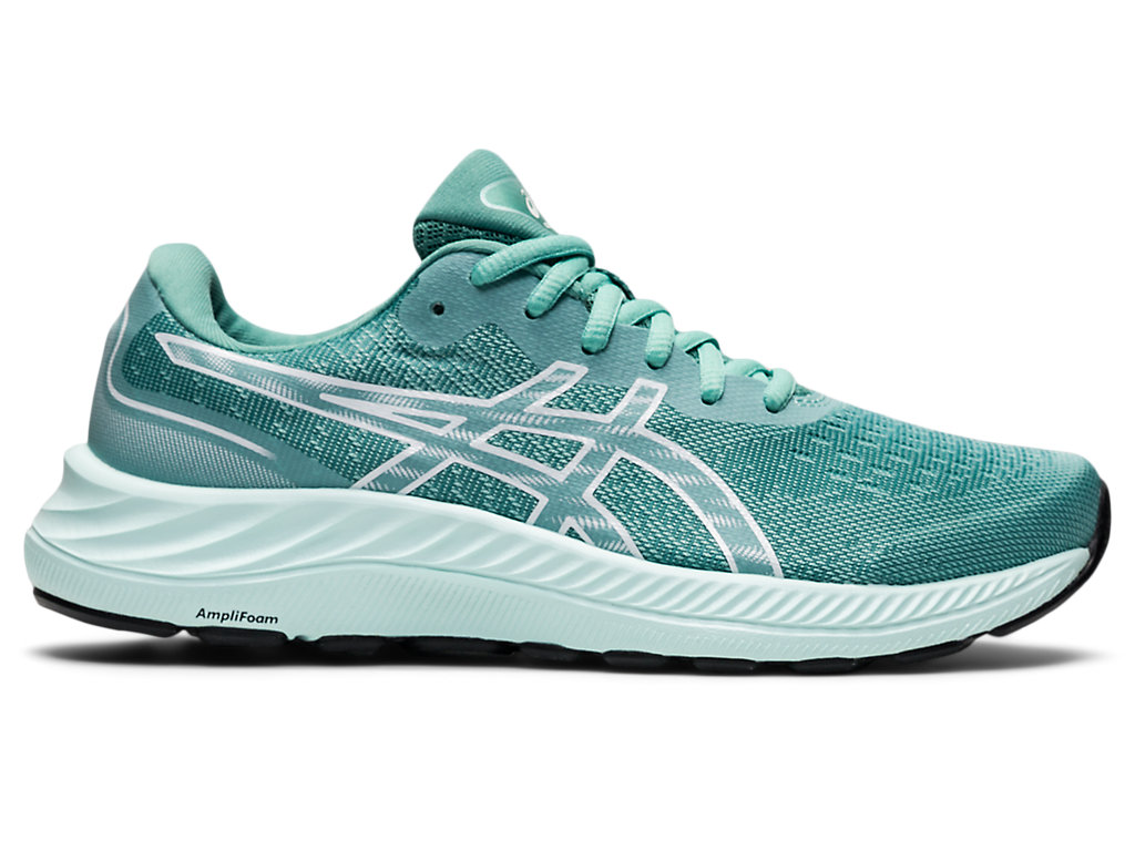 Sapatos de Caminhada Asics Gel-Excite 9 Feminino Verdes Branco | 8042-ZEUCK