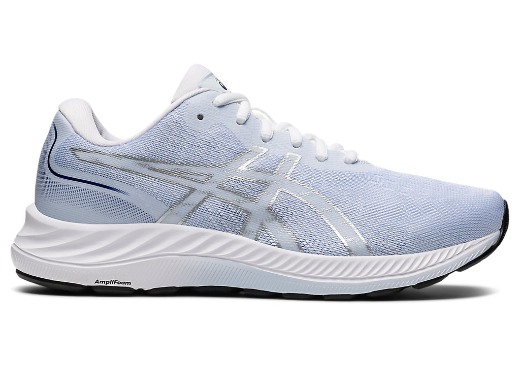 Sapatos de Caminhada Asics Gel-Excite 9 Feminino Branco Prateadas | 8639-PKDAB