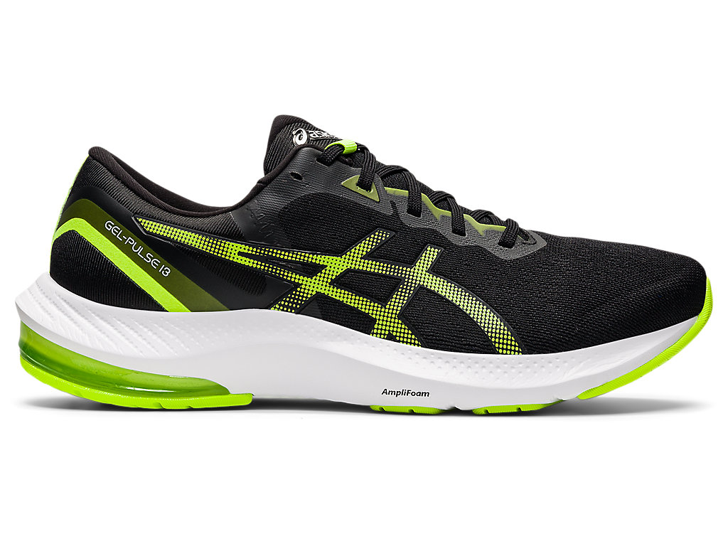 Sapatos de Caminhada Asics Gel-Pulse 13 Masculino Pretas Verdes | 2317-LGZOC