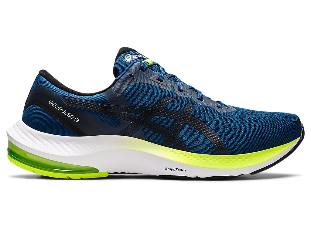 Sapatos de Caminhada Asics Gel-Pulse 13 Masculino Azuis Pretas | 4273-UQYTN