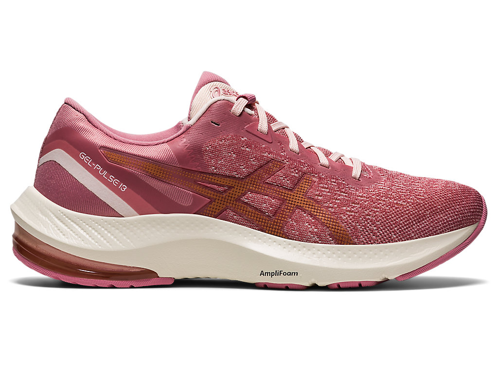 Sapatos de Caminhada Asics Gel-Pulse 13 Feminino Rosa Marrom | 6251-BEFOS