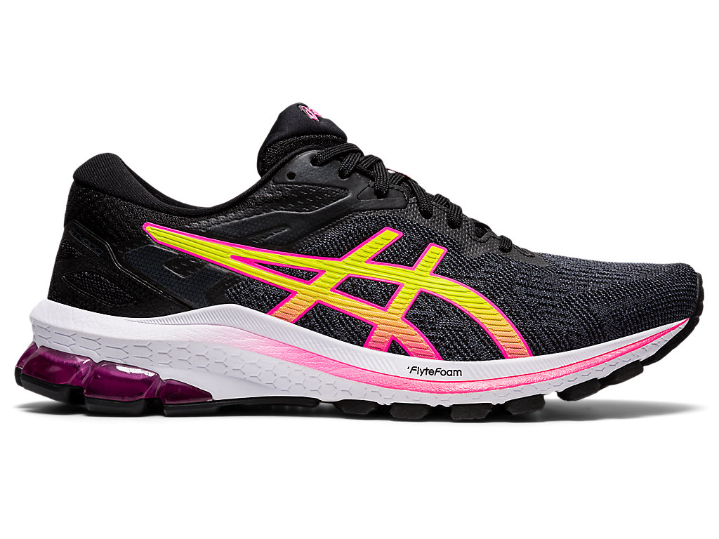 Sapatos de Caminhada Asics Gt-1000 10 Feminino Pretas Rosa | 0654-WHLIP