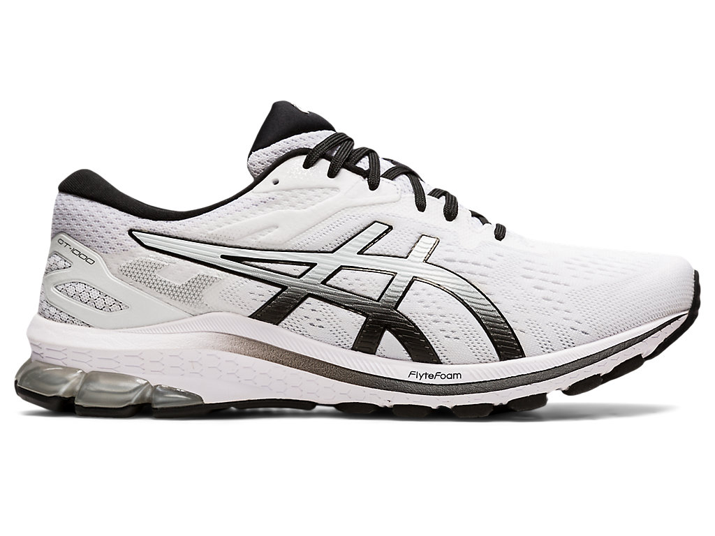 Sapatos de Caminhada Asics Gt-1000 10 Masculino Branco Pretas | 6045-NKFRV