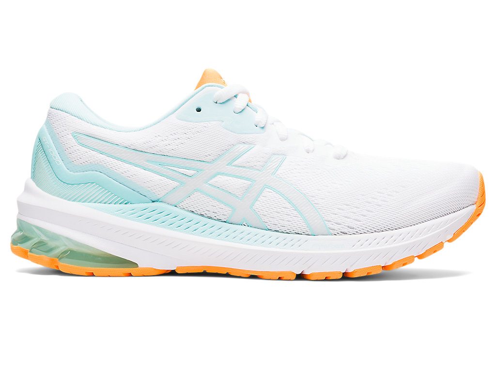 Sapatos de Caminhada Asics Gt-1000 11 Feminino Branco Azuis | 6489-LSAYE