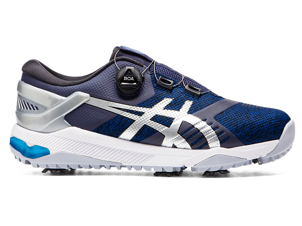 Sapatos de Golfe Asics Gel-Course Duo Boa Masculino Azul Marinho Prateadas | 7819-ANBUC