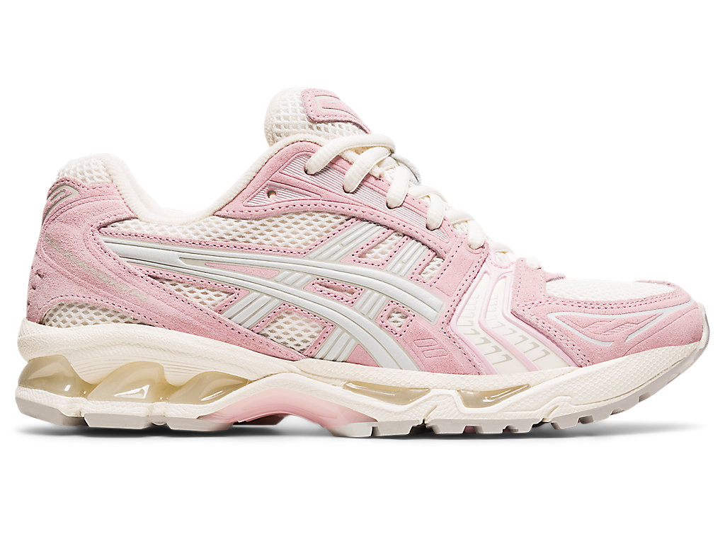 Sneakers Asics Gel-Kayano 14 Feminino Creme Rosa Luz Azuis | 7805-TECYN