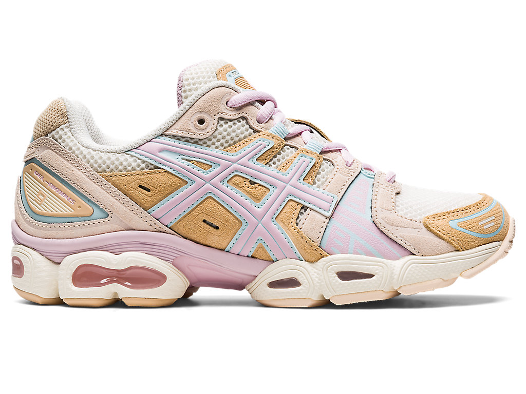 Sneakers Asics Gel-Nimbus 9 Feminino Creme Rosa | 2580-RHGXT