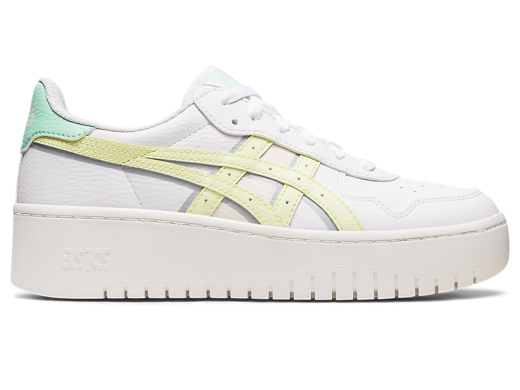 Sneakers Asics Japan S Pf Feminino Branco Amarelas | 3742-KPTNJ