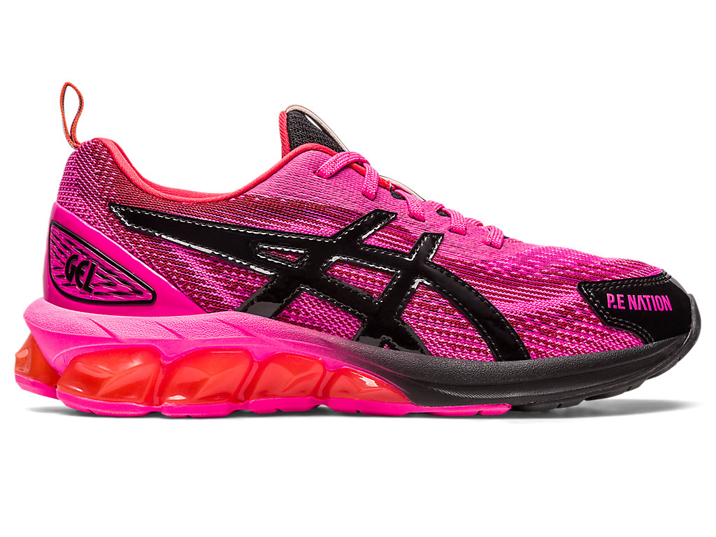 Sneakers Asics P.E Nation X Gel-Quantum 180 Vii Feminino Rosa Pretas | 9702-VRDFQ