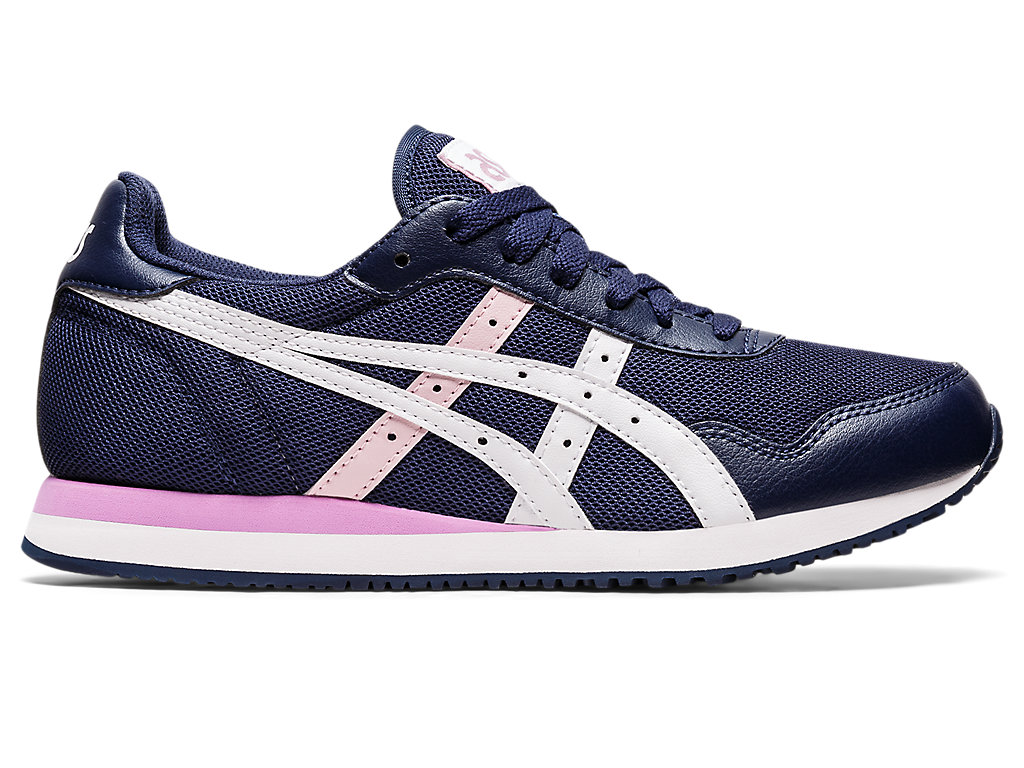 Sneakers Asics Tiger Runner Feminino Azul Marinho Branco | 3409-WHCNU