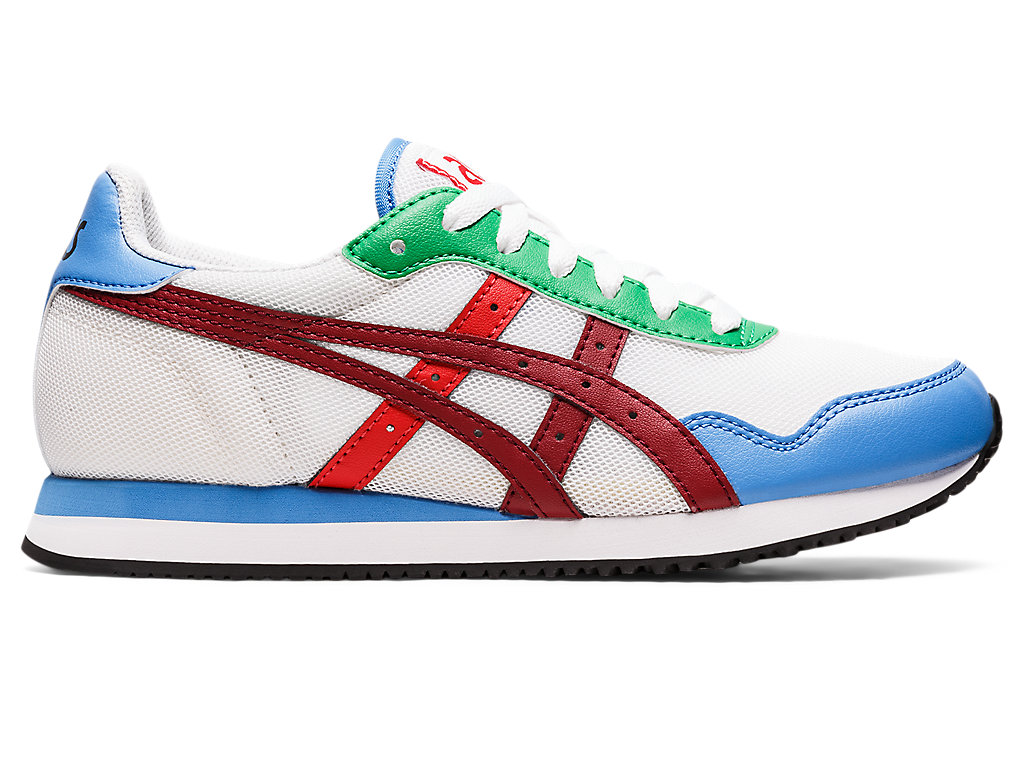 Sneakers Asics Tiger Runner Feminino Branco Bordeaux | 7206-QOXKZ