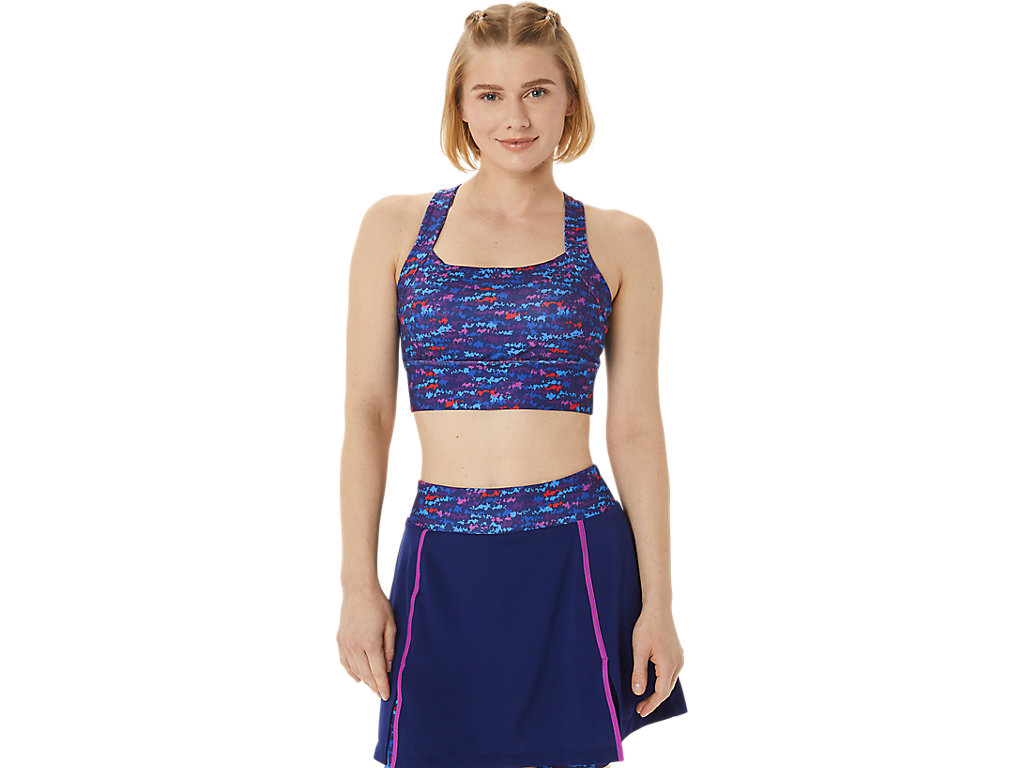 Sutiã Esportivo Asics New Strong 92 Printed Feminino Roxo | 4097-RVEMC