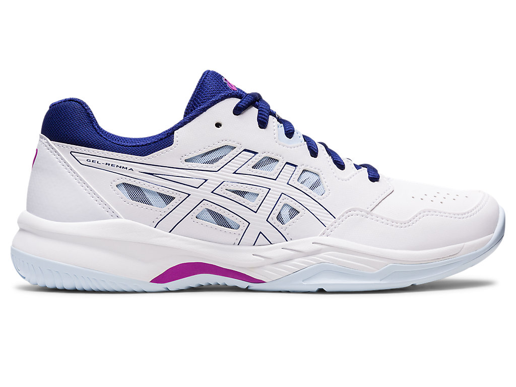 Tenis Interior Asics Gel-Renma Feminino Branco Azuis | 4159-BXEON