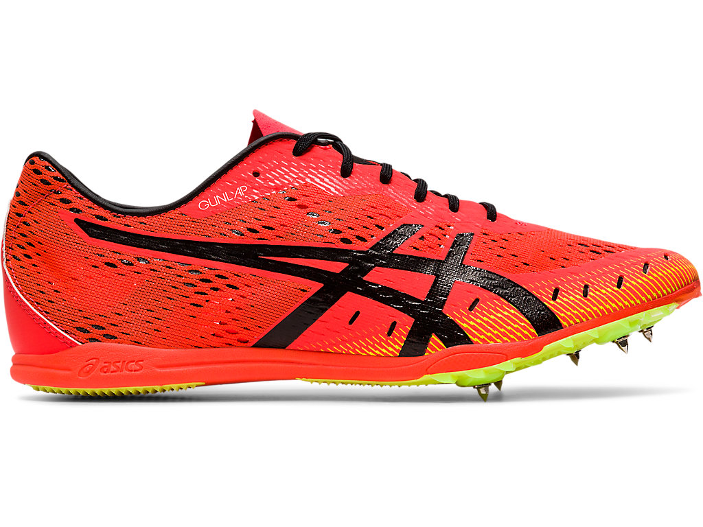 Tenis Interior Asics Gun Lap 2 Masculino Vermelhas Pretas | 5023-WFPBE