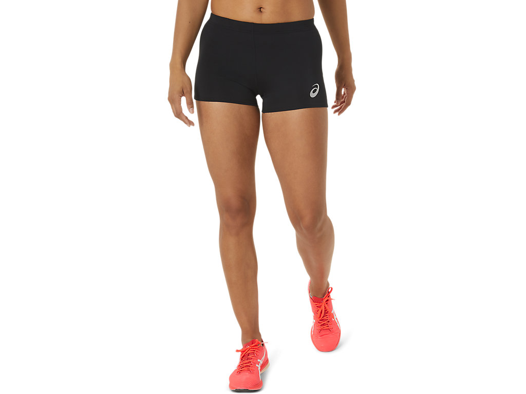 Calças Asics Atletismo Hot Feminino Pretas | 9735-QTFRS