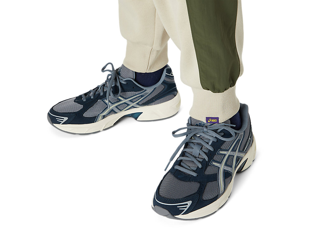 Calças Asics Brushed French Terry Masculino Bege | 2853-IJLBH