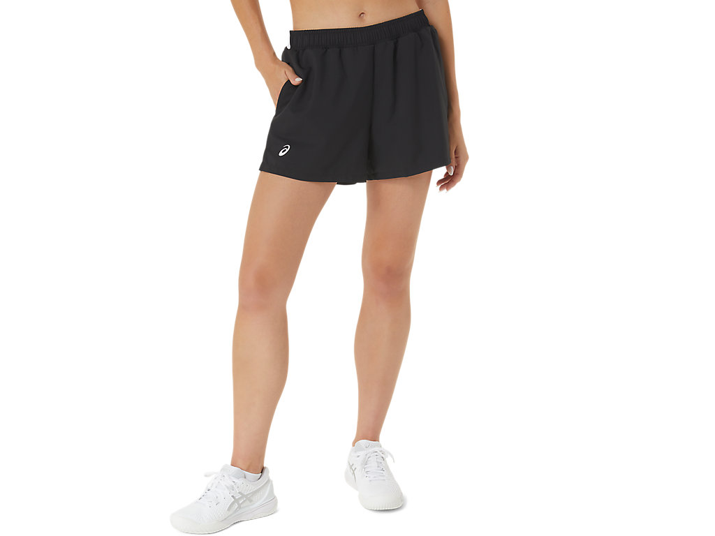 Calças Asics Court Feminino Pretas | 4260-BKIJP