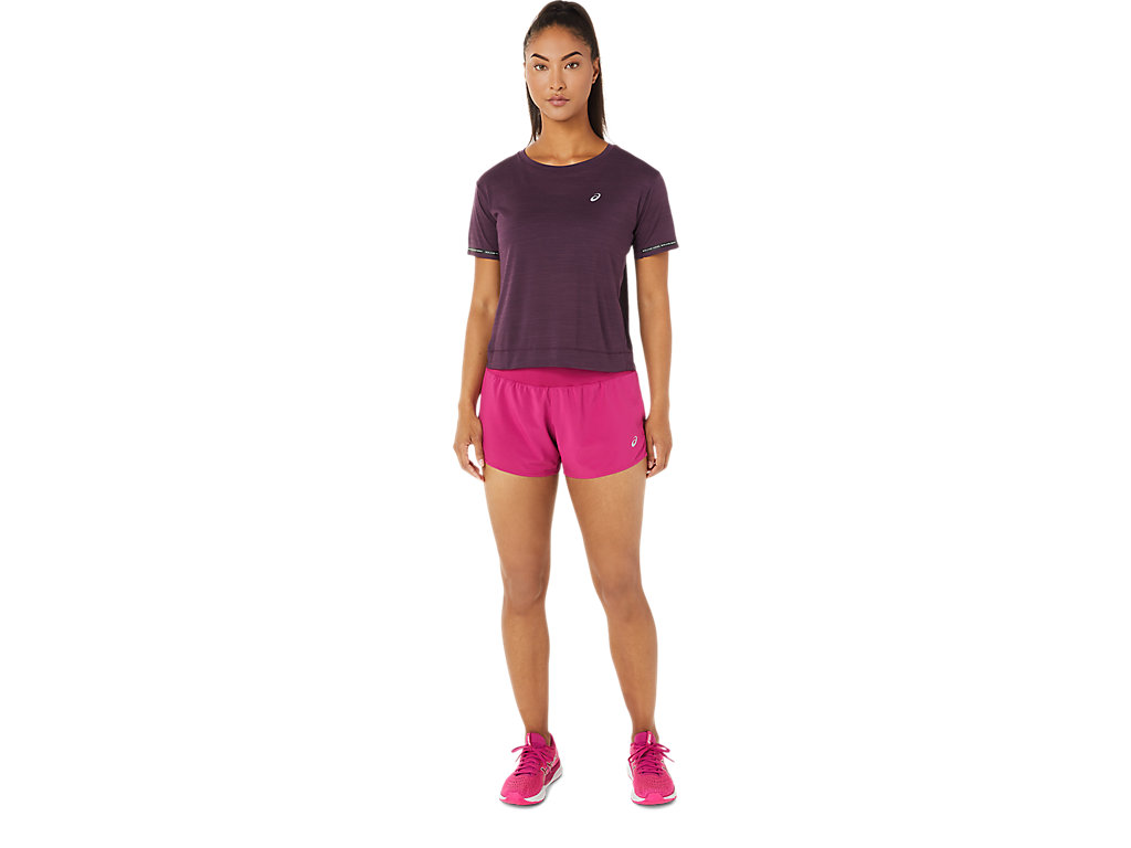 Calças Asics Estrada 3.5in Feminino Fucsia Vermelhas | 2054-VPCUL