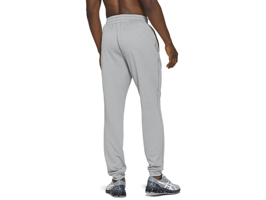 Calças Asics French Terry Jogger Masculino Cinzentas | 7682-DBEAW