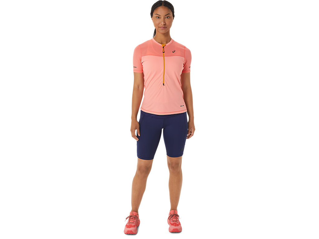 Calças Asics Fujitrail Sprinter Feminino Azul Anil Azuis | 7269-BHLDE