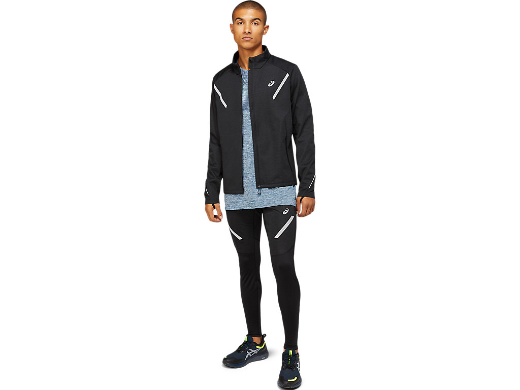 Calças Asics Lite-Show Inverno Masculino Pretas | 6185-SQOPL