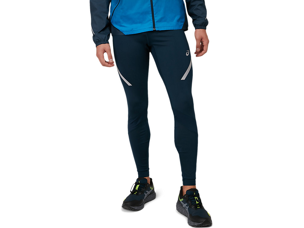 Calças Asics Lite-Show Masculino Azuis | 5412-LECTN